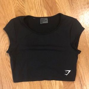 Gymshark cap sleeve crop top